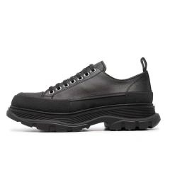 Black Genuine Leather