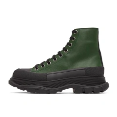 Green Genuine Leather