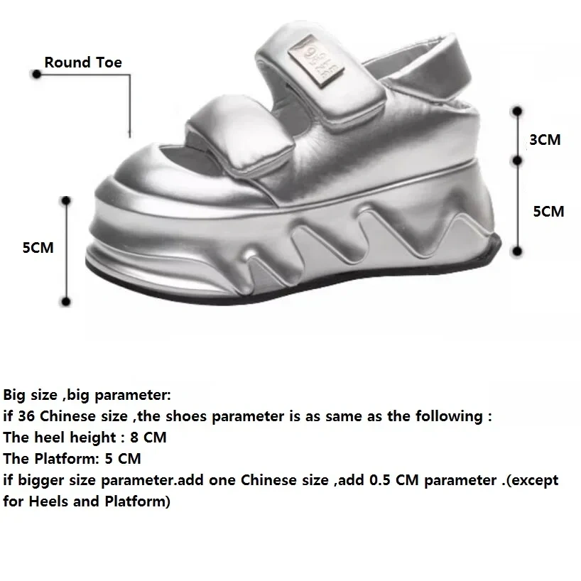 Summer New Fashion Slim Height Increasing Platform Round Toe Back Strap Wedges Genuine Leather Women Modern Rome Sandals 2405
