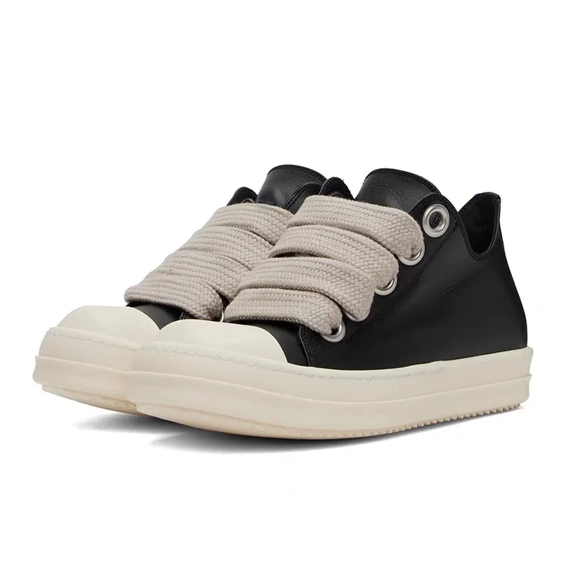 Spring Autumn New British Style Leisure Chunky Bottom Sewing Cross-tied Genuine Leather Men Casual Sneakers Male Board Shoes 60128