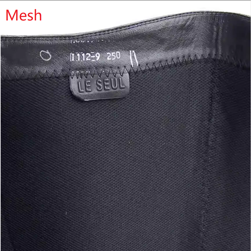Spring Autumn Men Genuine Leather Mesh Inside High Equestrian Boots Winter Male Plush Side Zipper Long Boots Knight Boots 60129