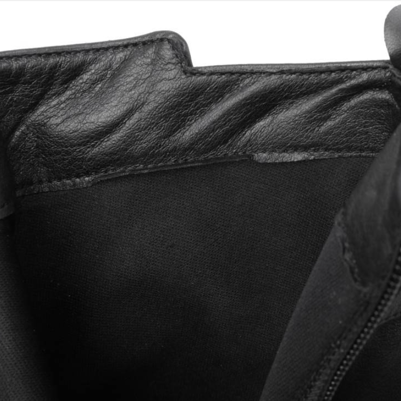 Spring Autumn Sexy 18 CM Super High Heels Platform Sewing Rivet Belt Buckle Genuine Leather Concise Women Ankle Boots Winter Plush 60129
