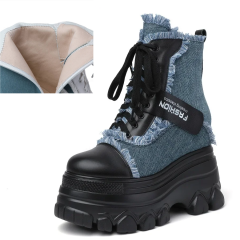 Spring Autumn Dark Denim Blue
