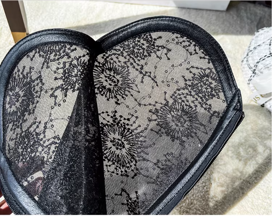 Summer New Fashion Thick High Heels Square Toe Cut-outs Mesh Embroidery Genuine Leather Women Knee-High Long Modern Boots 2302
