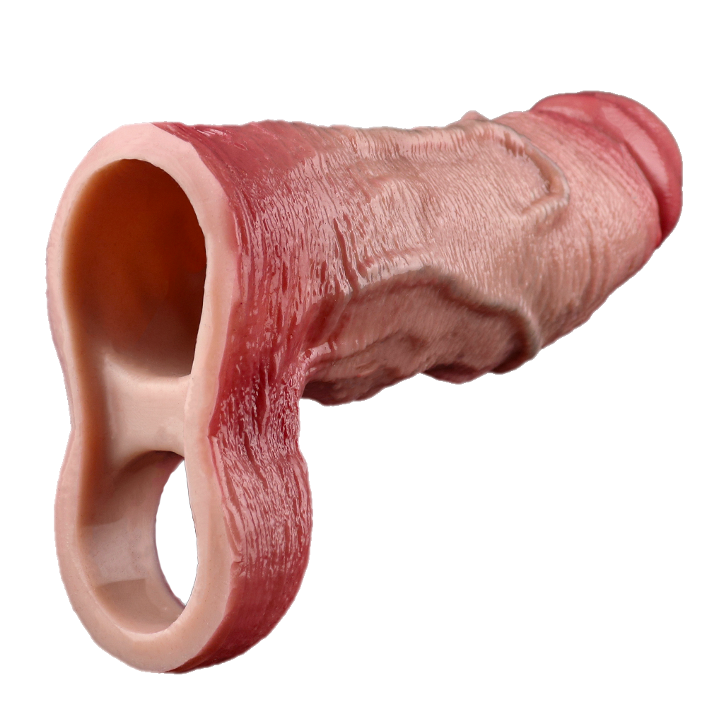 Menes 6.89" x Girth 4.82" Silicone Realistic Penis Sleeve