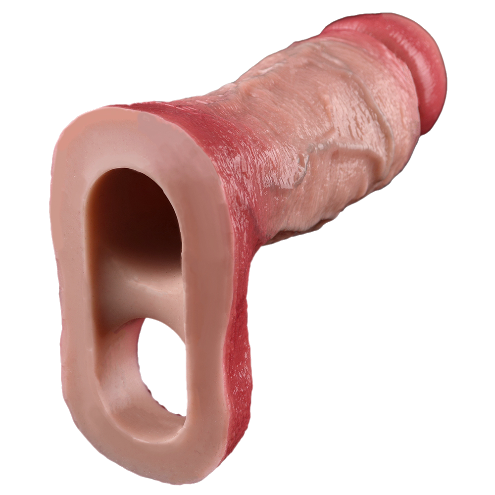 Darius 5.59" x Girth 4.08" Silicone Realistic Penis Sleeve
