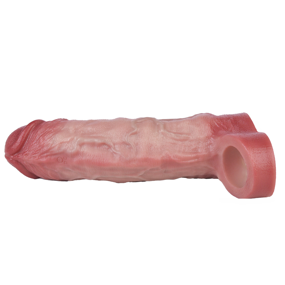 Thutse 7.09" x Girth 3.71" Silicone Realistic Penis Sleeve