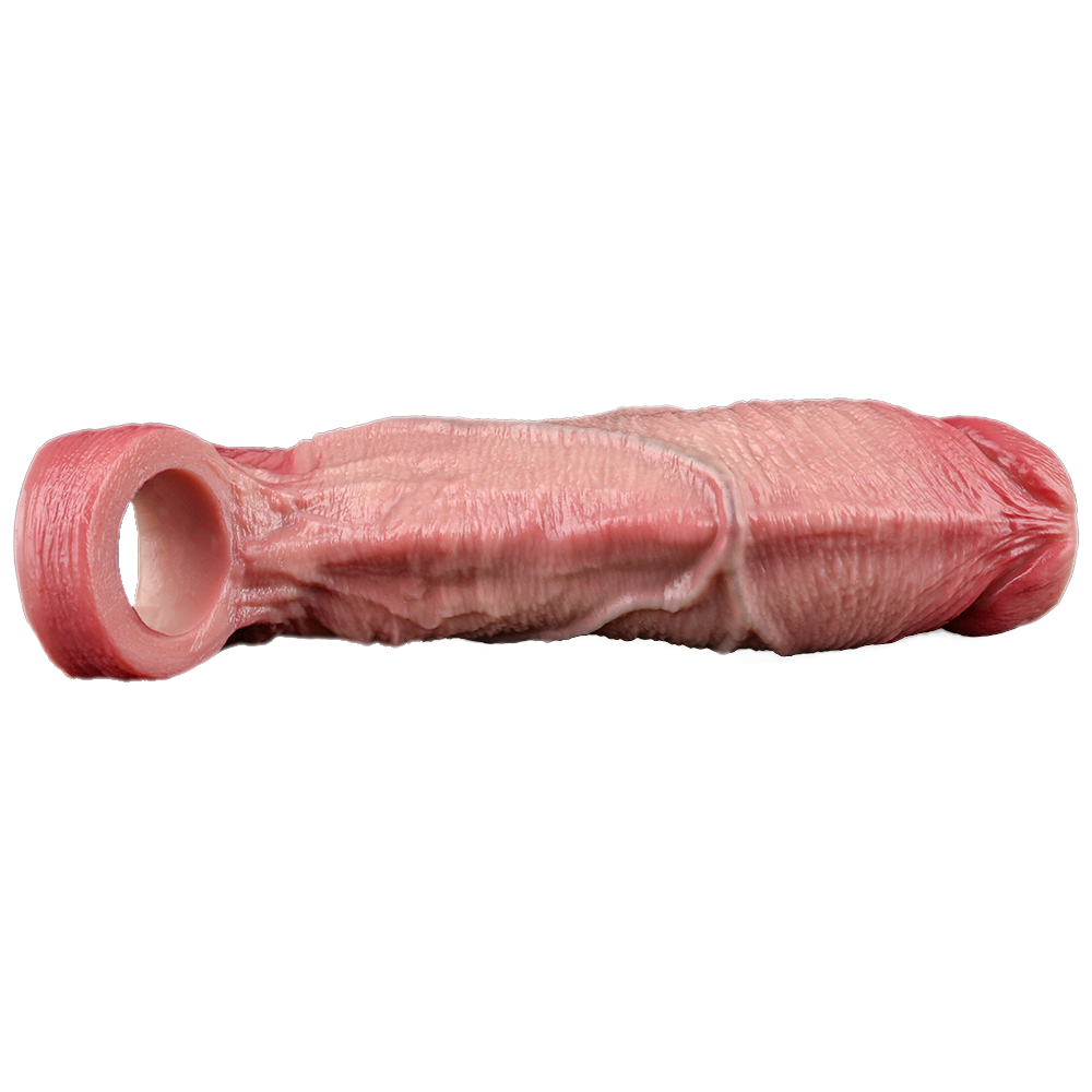 Menes 6.89" x Girth 4.82" Silicone Realistic Penis Sleeve