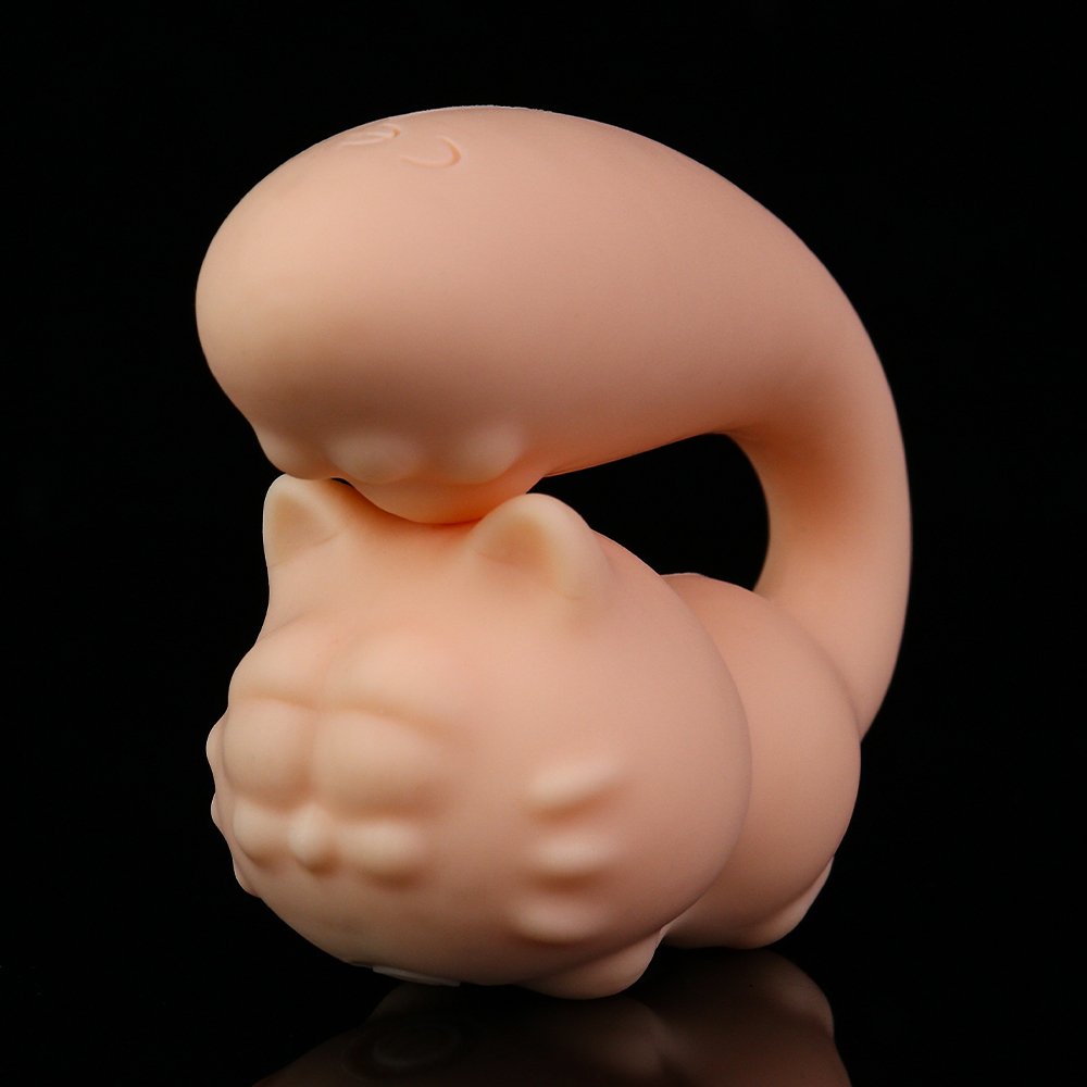 Animal-shaped multi-frequency vibrating portable AV massage wand for female masturbation, wireless electric rear-end dilation plug, sex toy