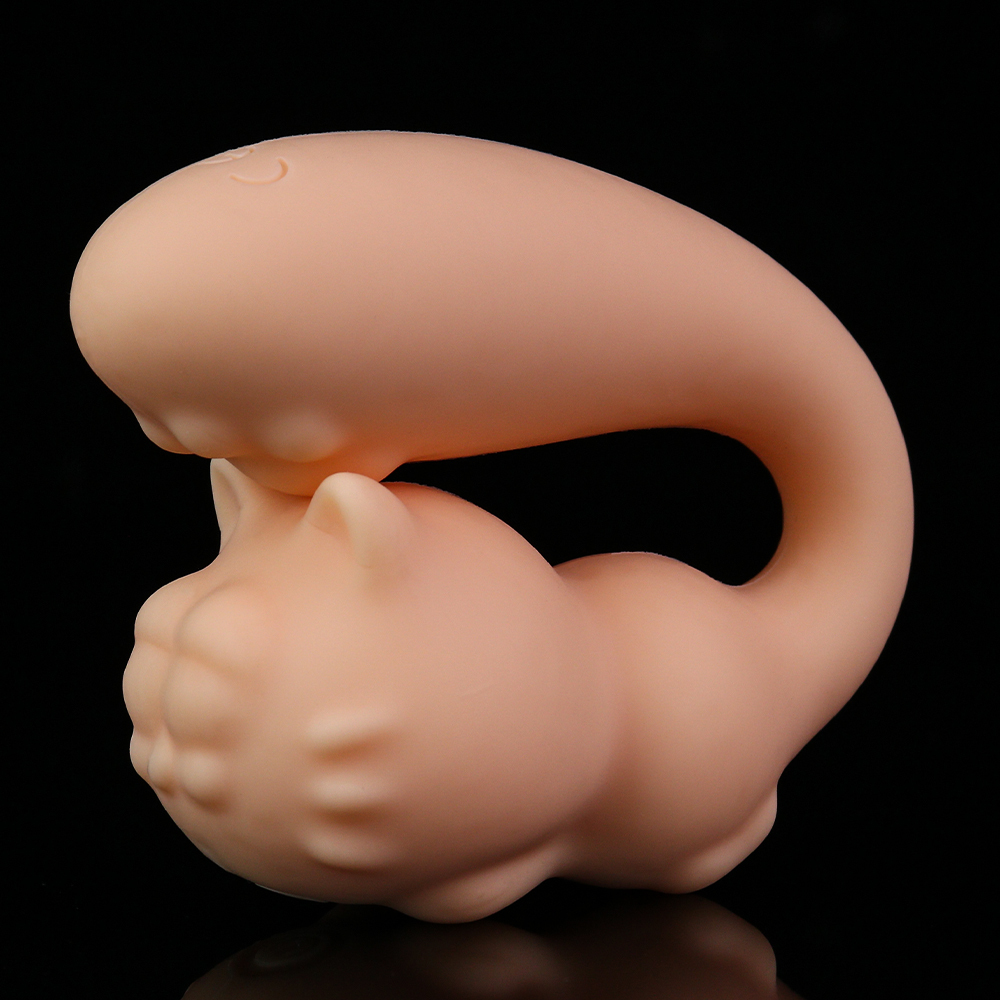 Animal-shaped multi-frequency vibrating portable AV massage wand for female masturbation, wireless electric rear-end dilation plug, sex toy