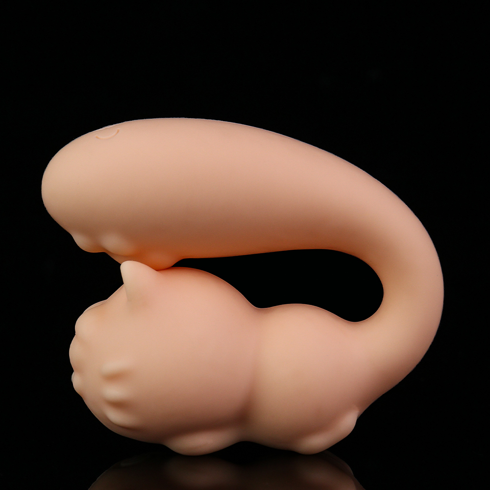 Animal-shaped multi-frequency vibrating portable AV massage wand for female masturbation, wireless electric rear-end dilation plug, sex toy