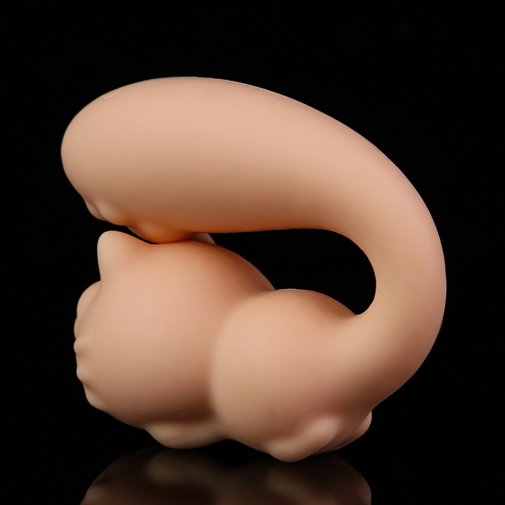 Animal-shaped multi-frequency vibrating portable AV massage wand for female masturbation, wireless electric rear-end dilation plug, sex toy