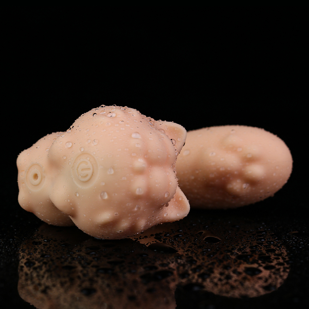 Animal-shaped multi-frequency vibrating portable AV massage wand for female masturbation, wireless electric rear-end dilation plug, sex toy