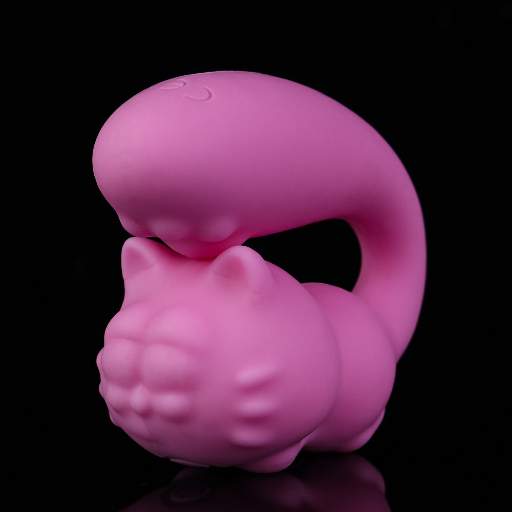 Animal-shaped multi-frequency vibrating portable AV massage wand for female masturbation, wireless electric rear-end dilation plug, sex toy