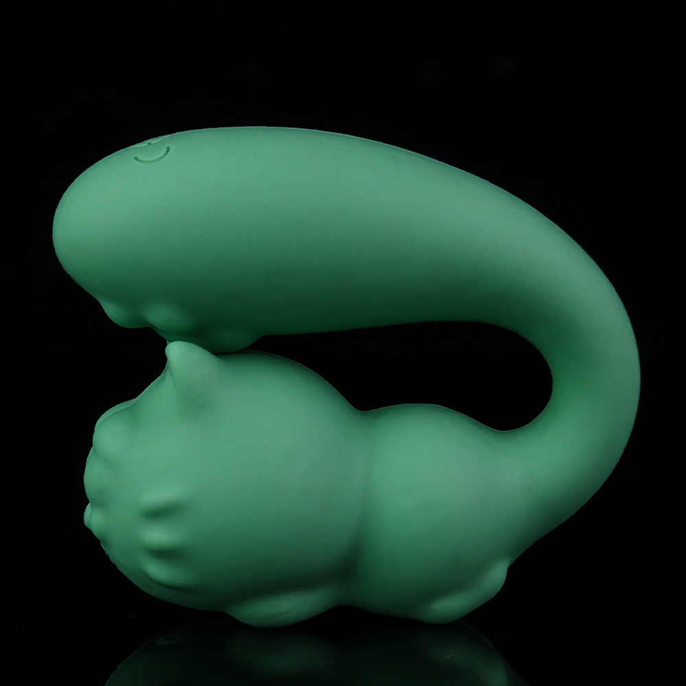 Animal-shaped multi-frequency vibrating portable AV massage wand for female masturbation, wireless electric rear-end dilation plug, sex toy