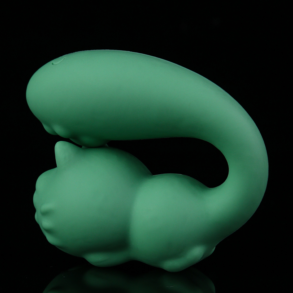 Animal-shaped multi-frequency vibrating portable AV massage wand for female masturbation, wireless electric rear-end dilation plug, sex toy