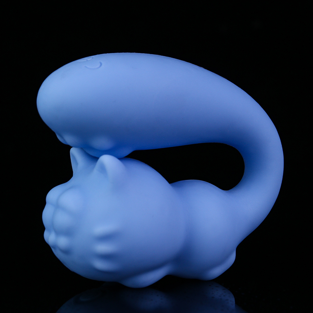 Animal-shaped multi-frequency vibrating portable AV massage wand for female masturbation, wireless electric rear-end dilation plug, sex toy