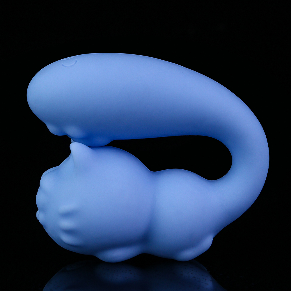 Animal-shaped multi-frequency vibrating portable AV massage wand for female masturbation, wireless electric rear-end dilation plug, sex toy