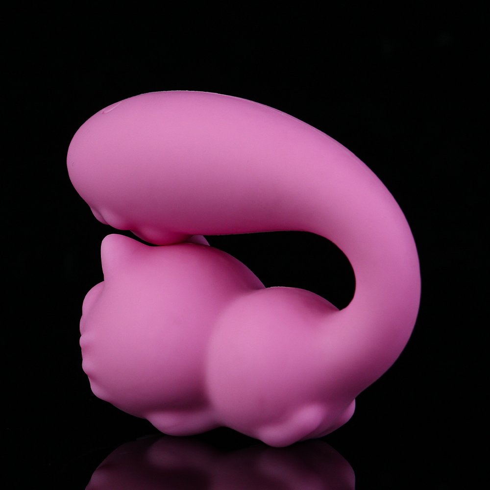 Animal-shaped multi-frequency vibrating portable AV massage wand for female masturbation, wireless electric rear-end dilation plug, sex toy