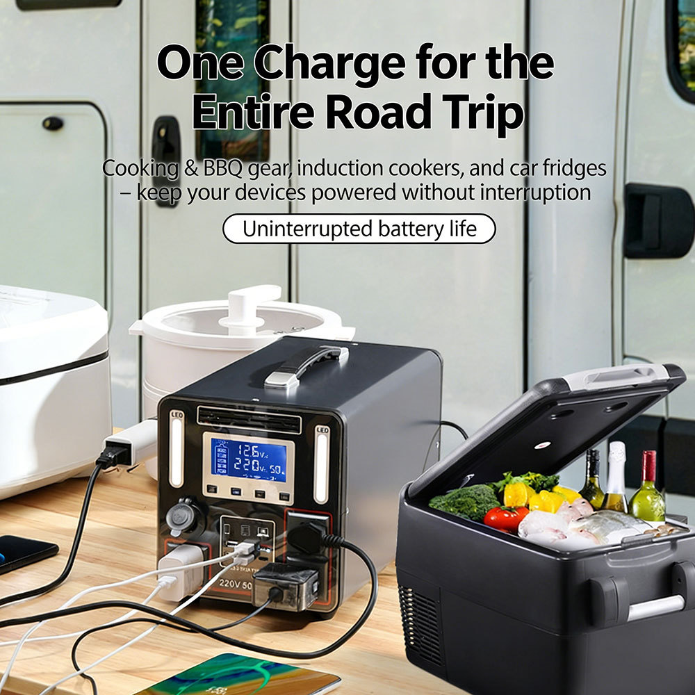 2500W Portable Power Station | 2000Wh Battery | Australian 230V | LCD Display & Ergonomic Handle