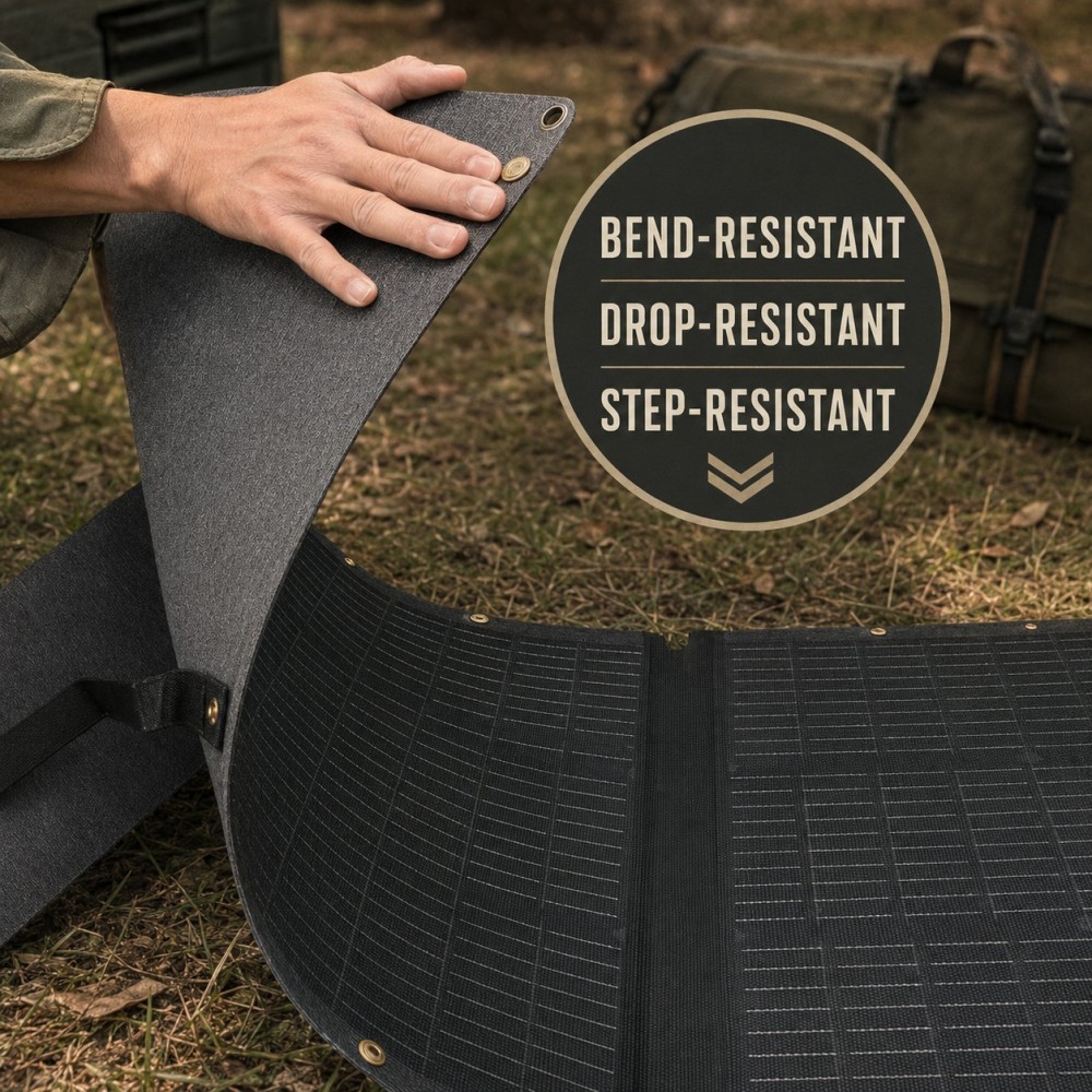 Fold Foldable Solar Panel | HPBC Cell | 24.8% High Efficiency | EFTE
