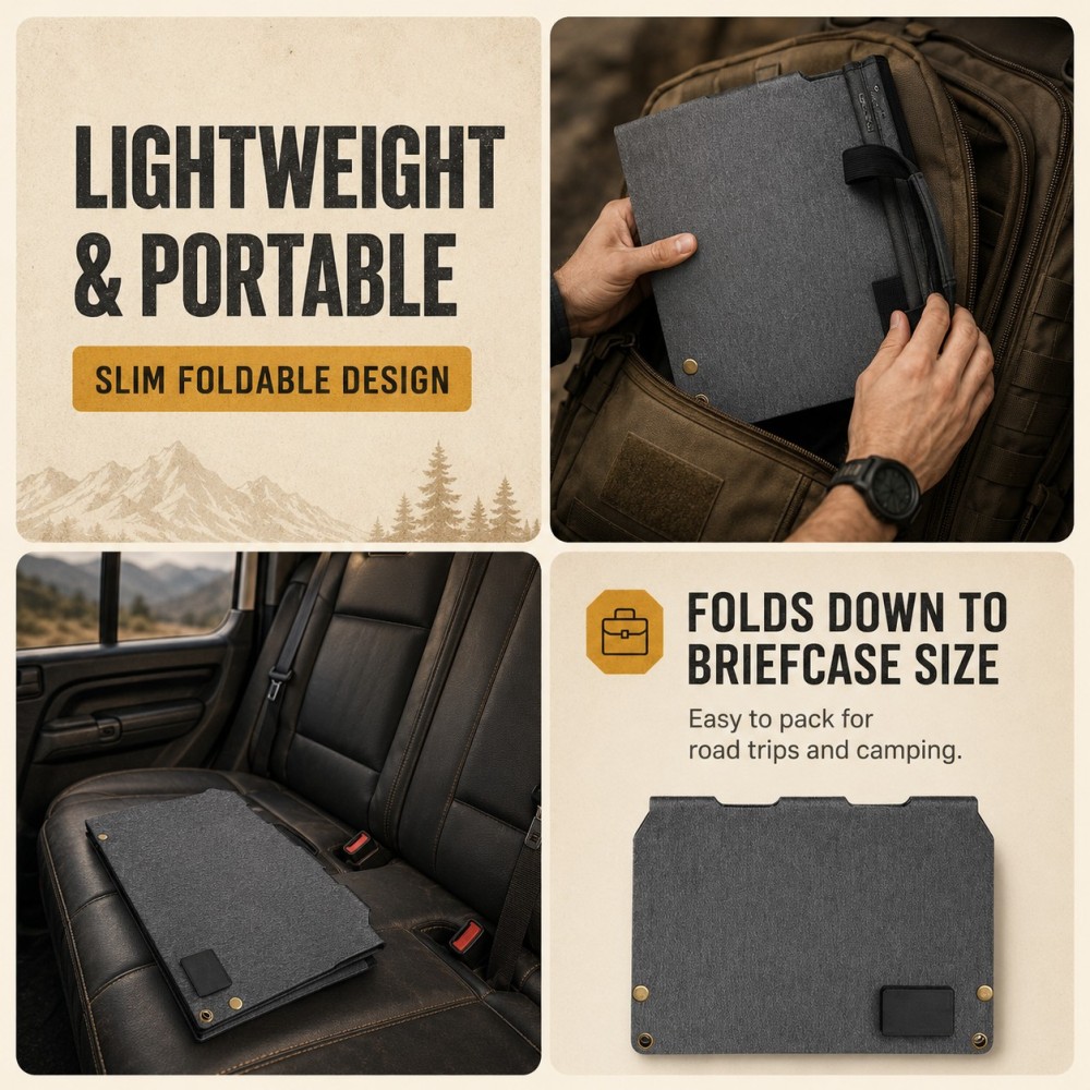 Fold Foldable Solar Panel | HPBC Cell | 24.8% High Efficiency | EFTE
