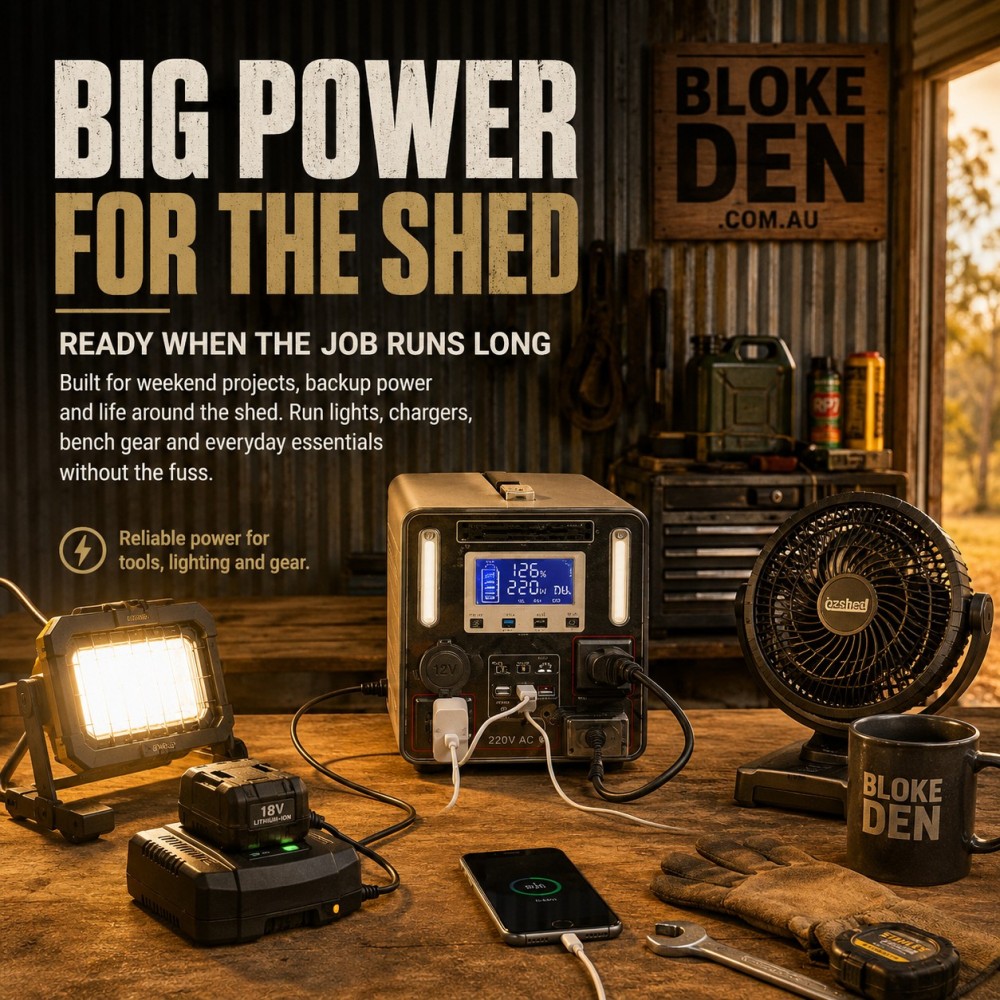 2500W Portable Power Station | 2000Wh Battery | Australian 230V | LCD Display & Ergonomic Handle