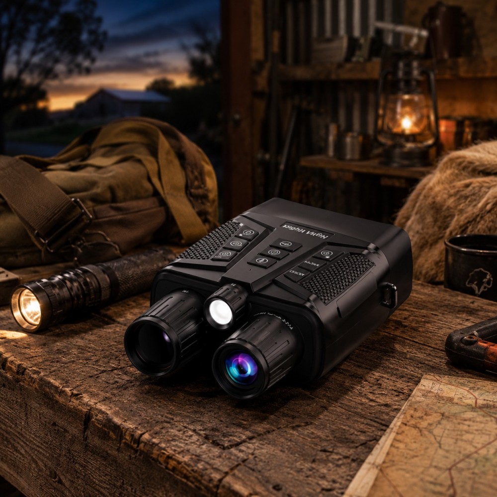 BG01 Night Vision Device – 4K Digital Night Vision with 3" Screen, IR Illumination & 8x Zoom