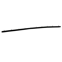 OEM 23963996 Inner pressure strip of rear door glass LH for GROOVE