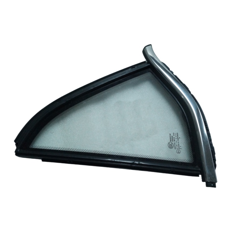 OEM 23512793 Rear Door Quarter Glass with Chrome Strip L for  GROOVE