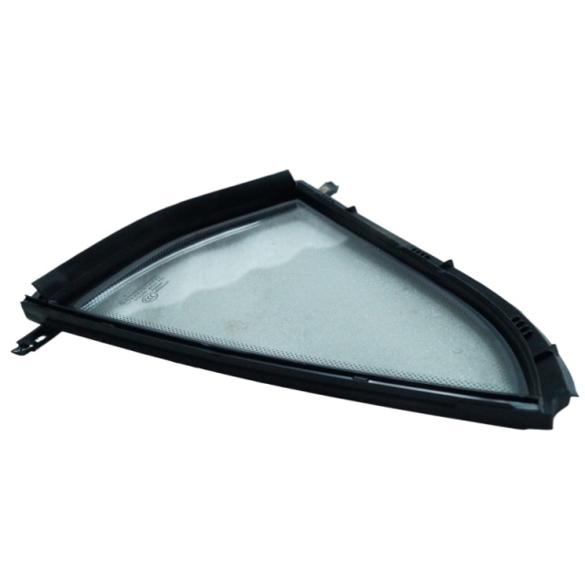 OEM 23512793 Rear Door Quarter Glass with Chrome Strip L for  GROOVE