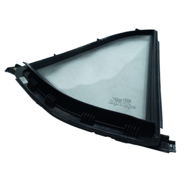 OEM 23512793 Rear Door Quarter Glass with Chrome Strip L for  GROOVE