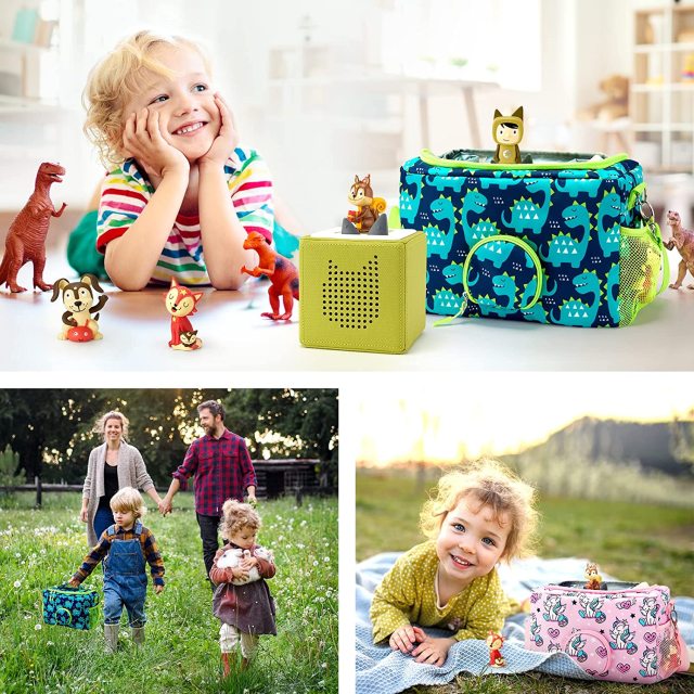 Portable Storage Bag Compatible with Tonies Audio Player Starter Set & Toniebox Figures Characters