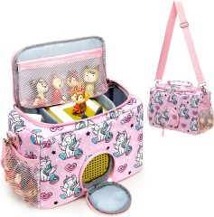 Portable Storage Bag Compatible with Tonies Audio Player Starter Set & Toniebox Figures Characters