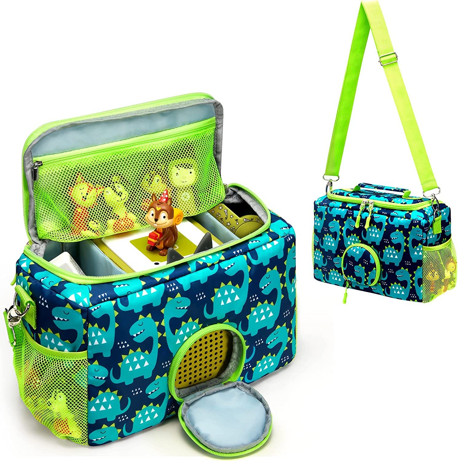 Portable Storage Bag Compatible with Tonies Audio Player Starter Set & Toniebox Figures Characters