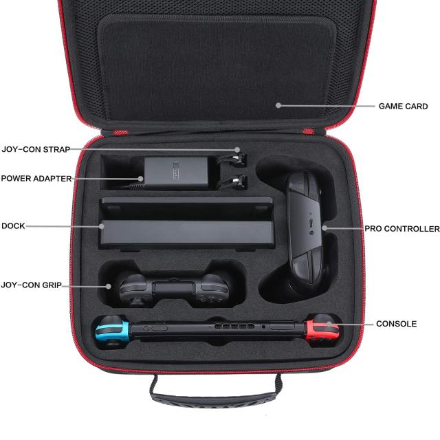 Deluxe Carrying Case Compatible with Nintendo Switch