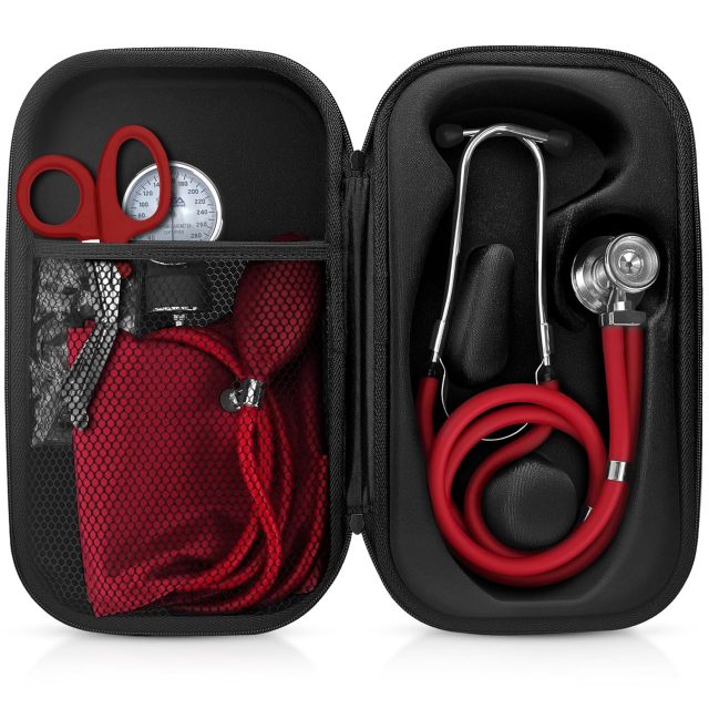 Hard Medical Carry Case for Stethoscope/ Blood Pressure Monitor/ EMT Shears