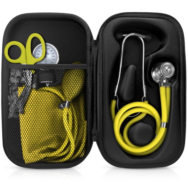 Hard Medical Carry Case for Stethoscope/ Blood Pressure Monitor/ EMT Shears
