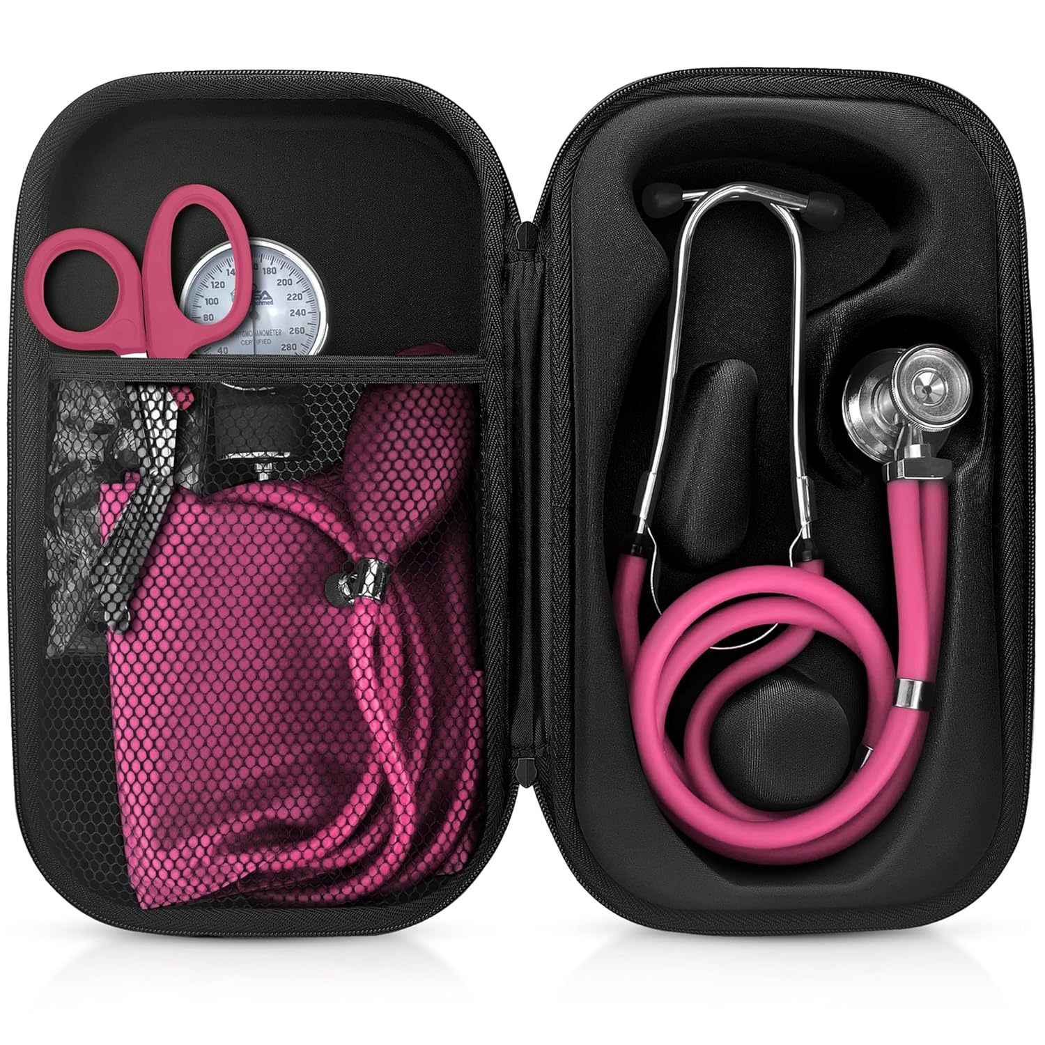 Hard Medical Carry Case for Stethoscope/ Blood Pressure Monitor/ EMT Shears