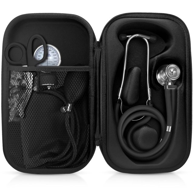 Hard Medical Carry Case for Stethoscope/ Blood Pressure Monitor/ EMT Shears