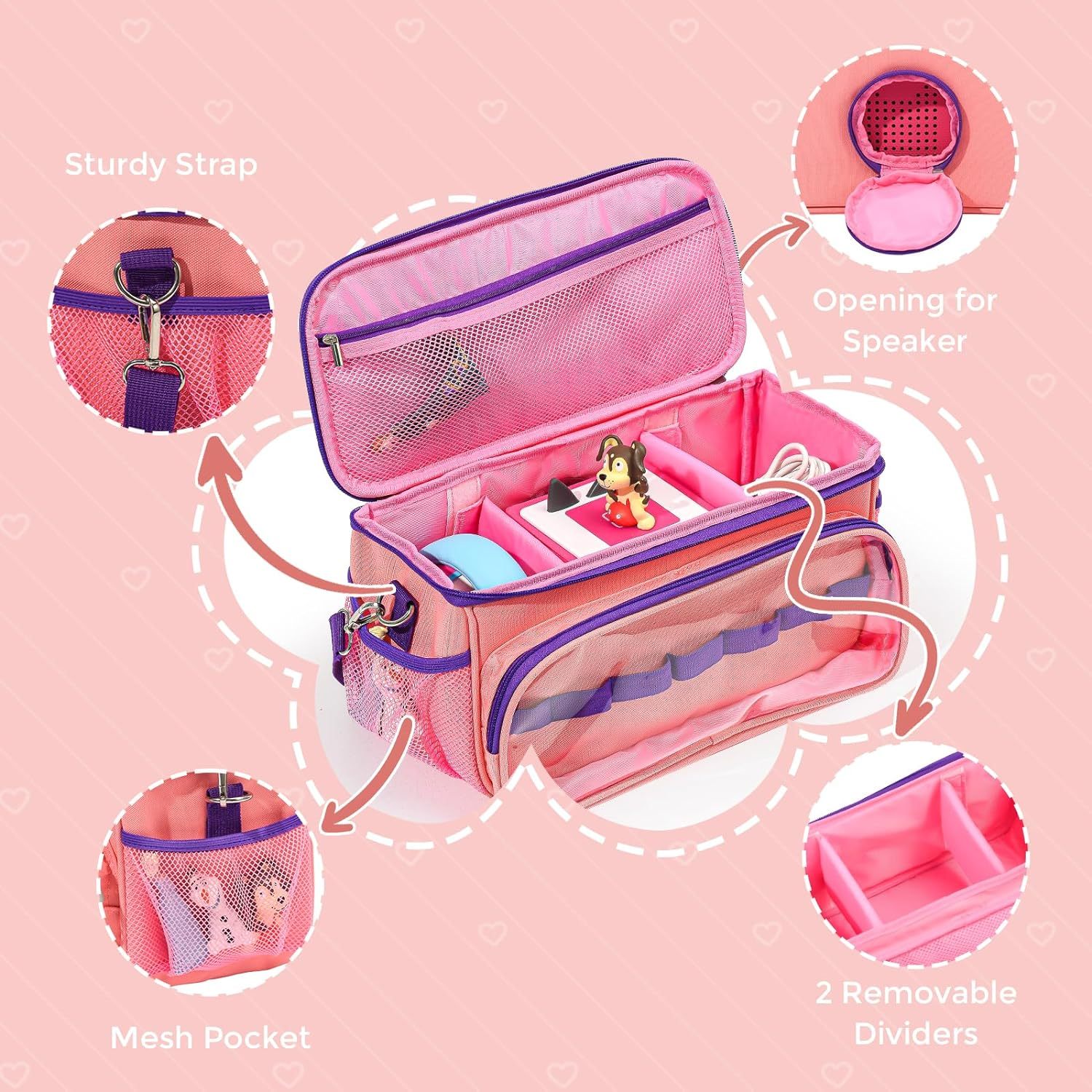 Custom Carrying Bag for Toniebox 2 / 1 Audio Player