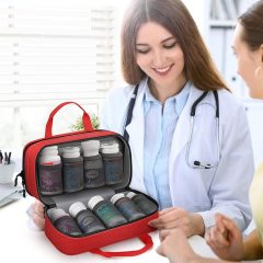 Pill Bottle Organizer Medicine Storage Bag