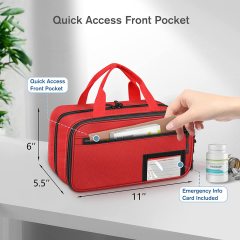 Pill Bottle Organizer Medicine Storage Bag