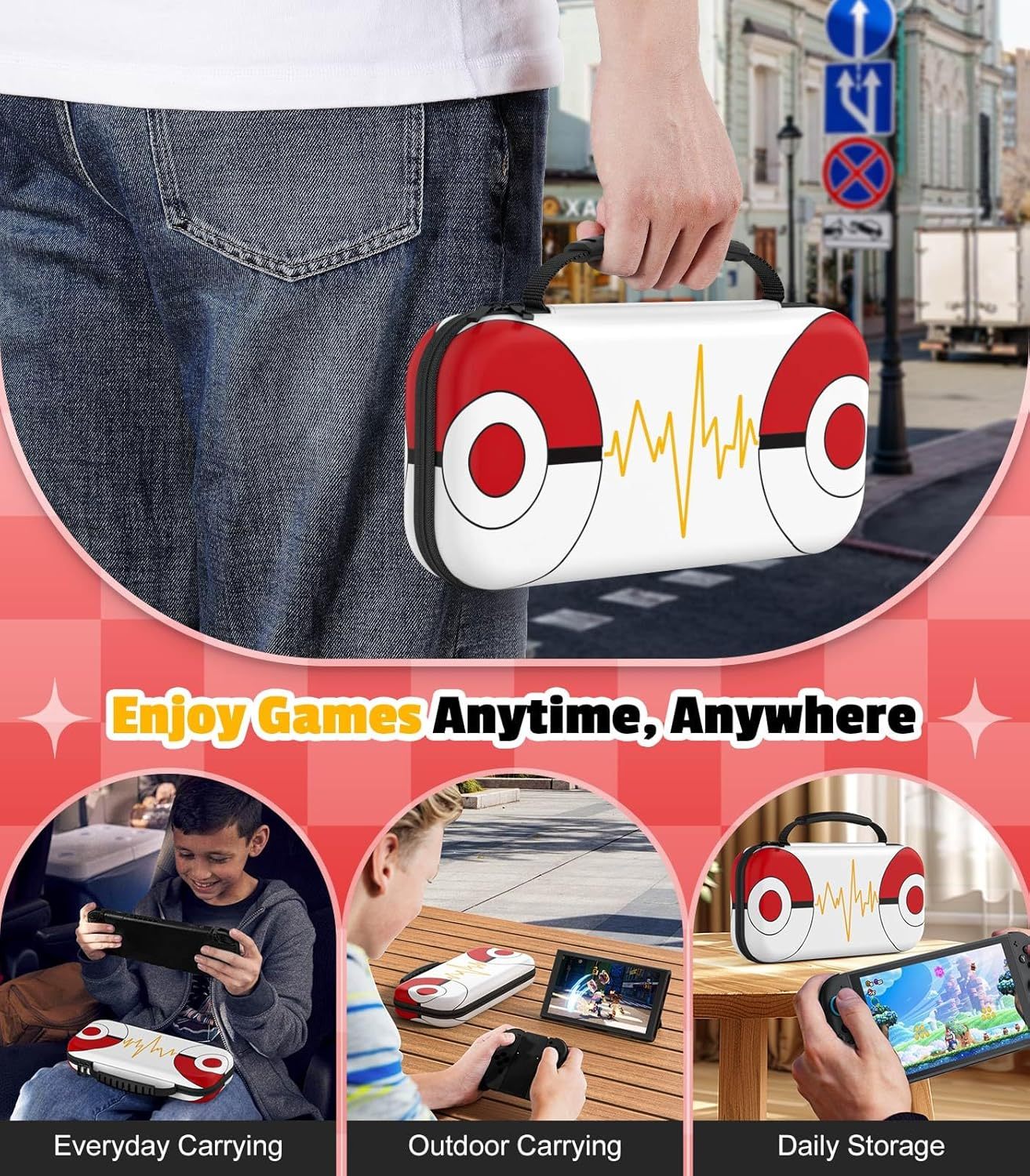 Professional Custom EVA Carry Case for Nintendo Switch 2 Games & Accessories
