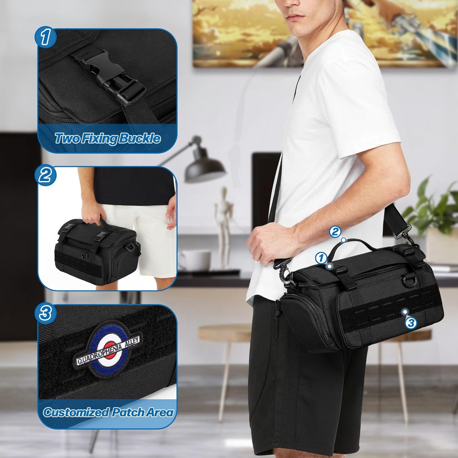 Sling Carrying Bag Compatible with Nintendo Switch/ Switch 2/ ASUS ROG Ally/ ROG Ally X/ ROG Ally X-box