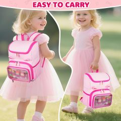Travel Storage Backpack Bag fits for Tonies Figures Characters,Toniebox Headphones & Accessories