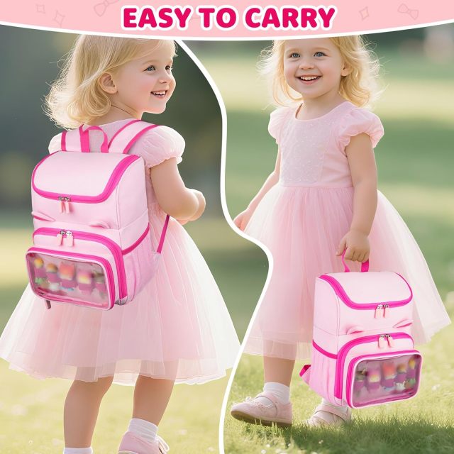 Travel Storage Backpack Bag fits for Tonies Figures Characters,Toniebox Headphones & Accessories