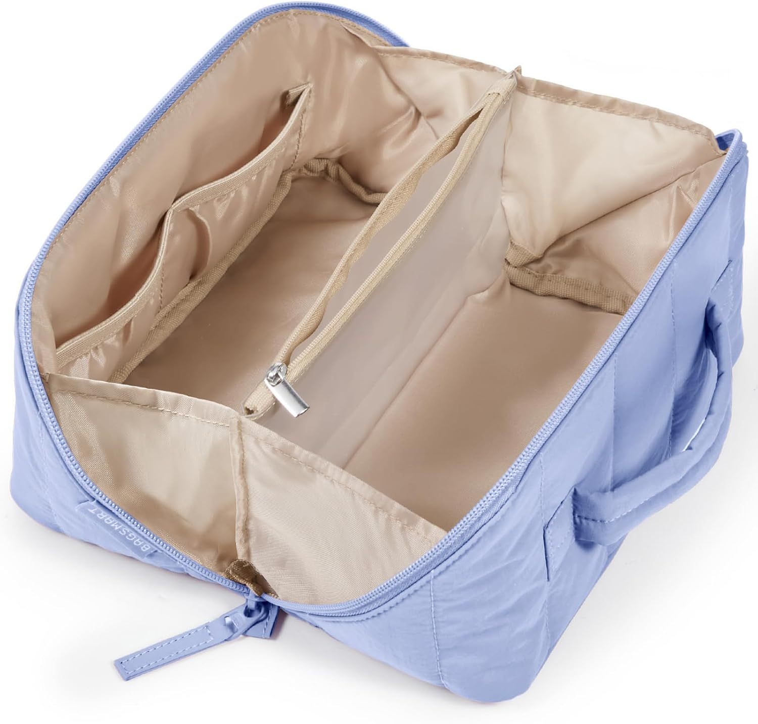 Travel Makeup Bag for Women, Portable Water-resistant Cosmetic Case