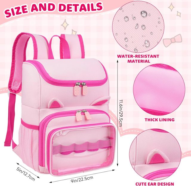 Travel Storage Backpack Bag fits for Tonies Figures Characters,Toniebox Headphones & Accessories