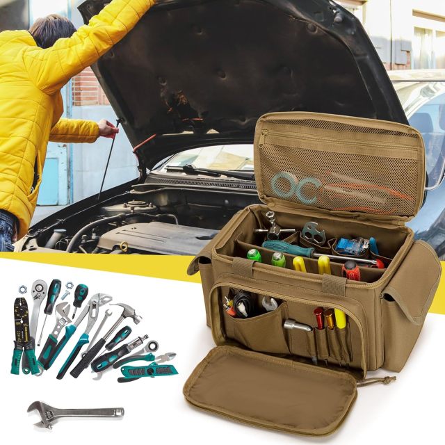 Small Tool Bag with Anti-friction and Thick Padded Bottom